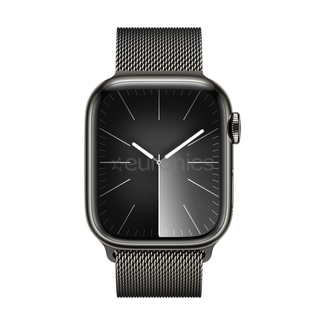 Apple Watch 41 mm, Milanese Loop, tumši pelēka - Siksniņa pulkstenim