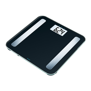 Beurer, black - Diagnostic bathroom scale BF183LE23