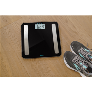 Beurer, black - Diagnostic bathroom scale