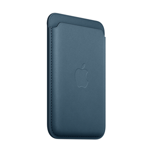 Apple FineWoven Wallet, Magsafe, синий - Кредитница
