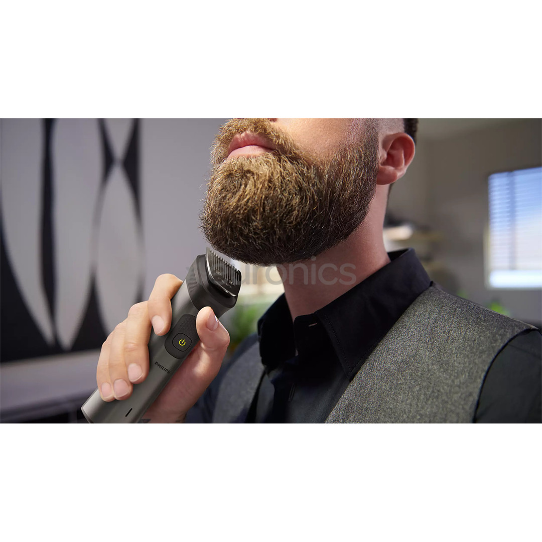 Philips 7000 All-in-One Trimmer, pelēka - Trimmeru komplekts