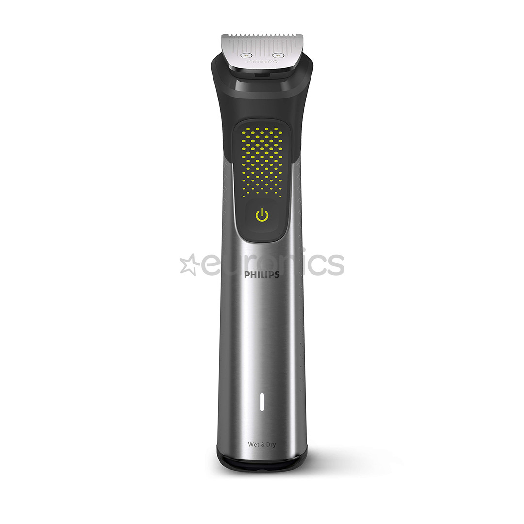 Philips Series 9000 All-in-One Trimmer, silver - Trimmer set + OneBlade