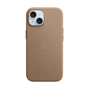 Apple FineWoven Case with MagSafe, iPhone 15, коричневый - Чехол MT3C3ZM/A