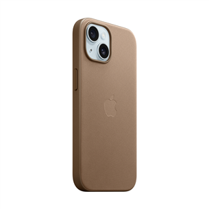 Apple FineWoven Case with MagSafe, iPhone 15, коричневый - Чехол