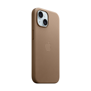 Apple FineWoven Case with MagSafe, iPhone 15, brūna - Apvalks viedtālrunim