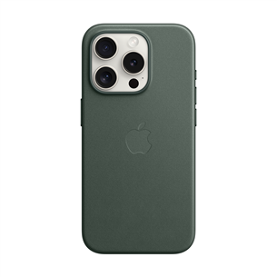 Apple FineWoven Case with MagSafe, iPhone 15 Pro, zaļa - Apvalks viedtālrunim MT4U3ZM/A