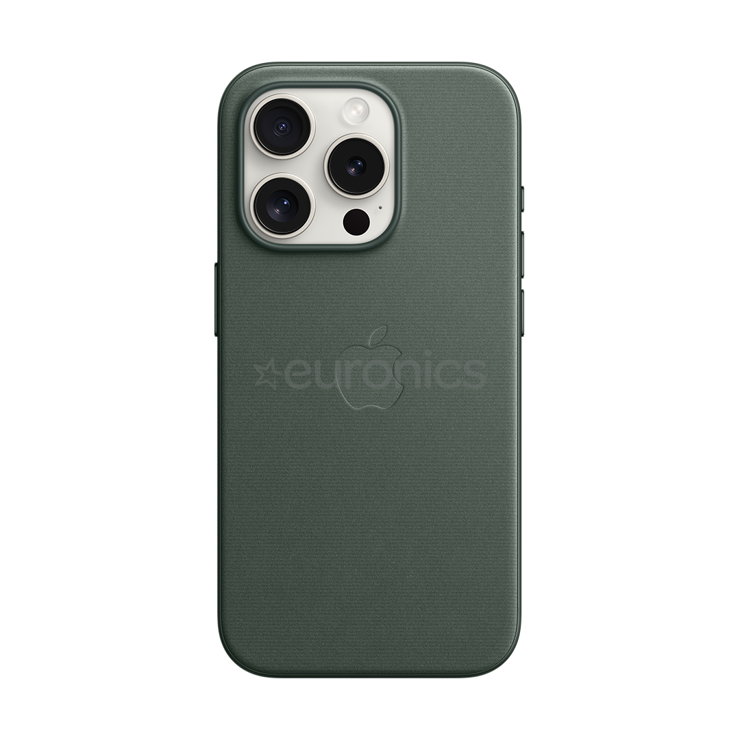 Apple FineWoven Case with MagSafe, iPhone 15 Pro, evergreen - Case