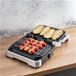 Tefal OptiGrill 2in1, 2100 W, nerūsējošā tērauda - Elektriskais grils