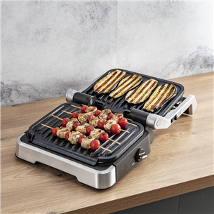 Tefal OptiGrill 2in1, 2100 W, nerūsējošā tērauda - Elektriskais grils