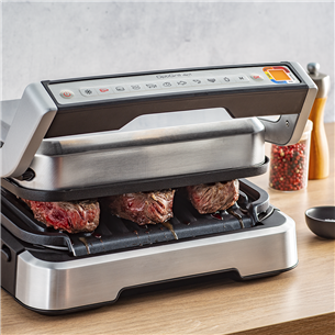 Tefal OptiGrill 4 в 1, нерж. сталь - Электрический гриль