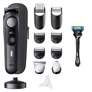 Braun Series 9 Pro, AutoSense, black - Beard trimmer