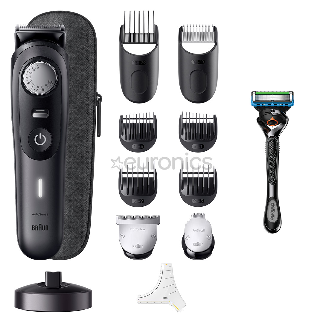 Braun Series 9 Pro, AutoSense, black - Beard trimmer