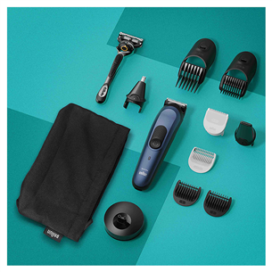 Dry, & Wet Braun blue Series 7, Euronics grooming kit, - MGK7410 Multi | 10-in-one,