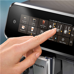 Philips 3300, melna - Kafijas automāts