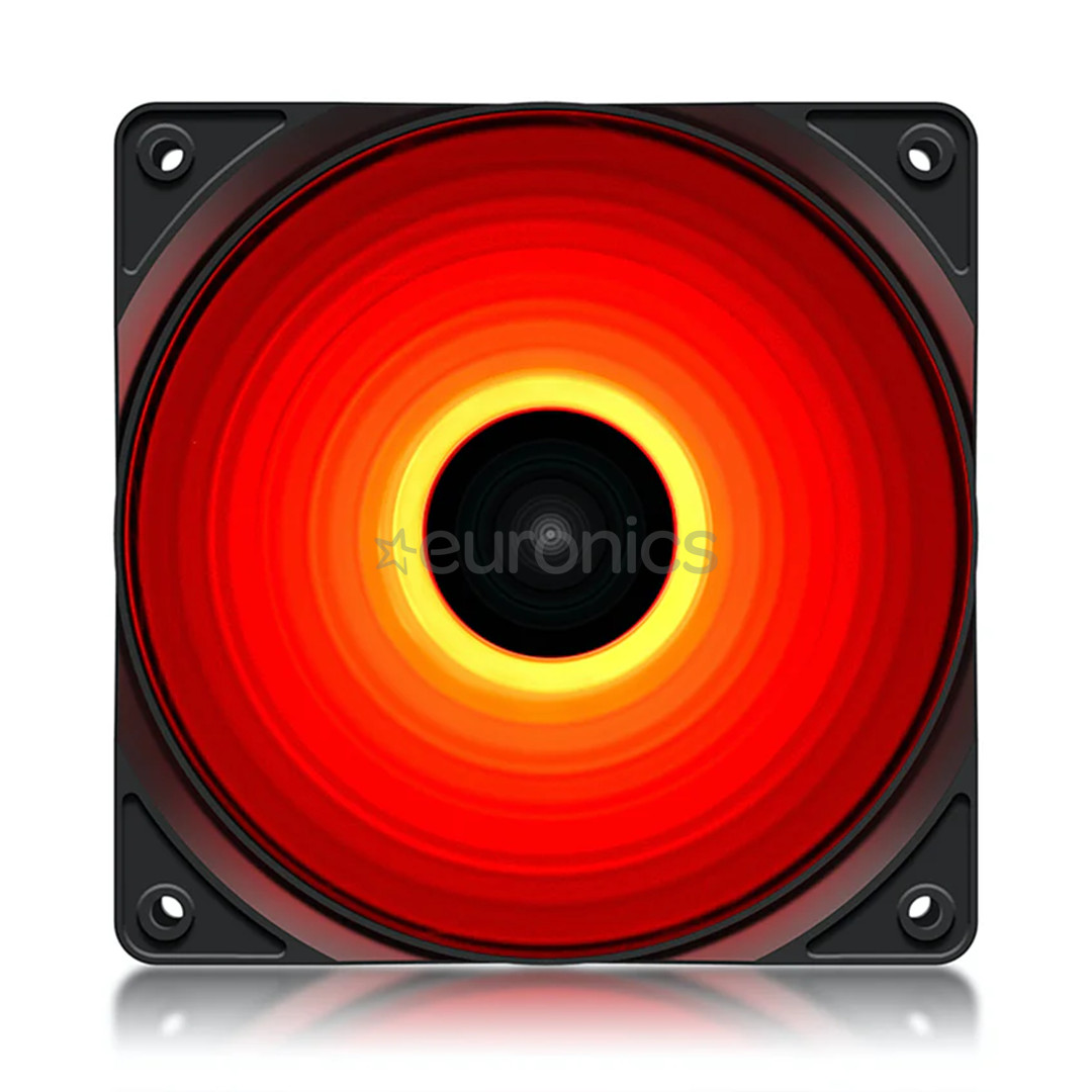 Deepcool RF120R, sarkani LED - Ventilators datoram