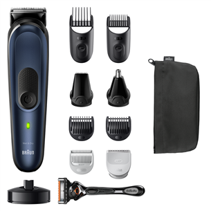 Braun Series 7, 10-in-one, Wet & Dry, blue - Multi grooming kit MGK7410