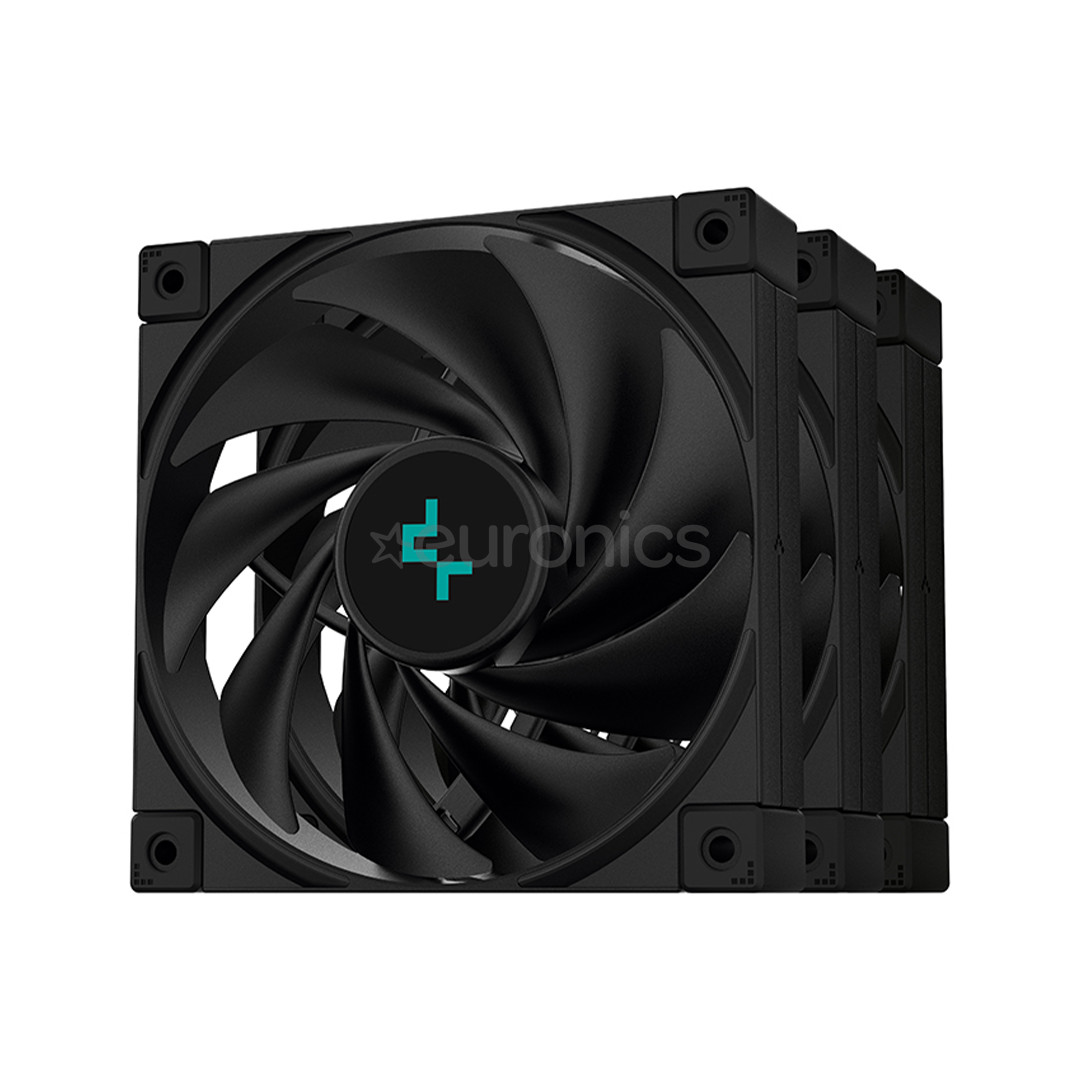 Deepcool FK120, 3 in 1, black - PC fan set