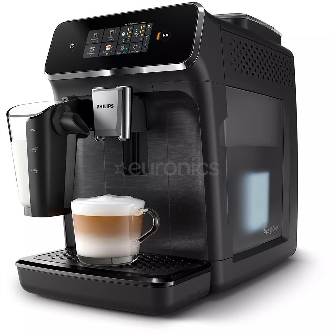Philips LatteGo Series 2300, matte black - Fully automatic espresso machine