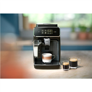 Philips LatteGo Series 2300, matte black - Fully automatic espresso machine