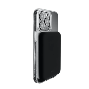 Puro Slim Power Mag, 4000 mAh, MagSafe, black - Power bank for iPhone
