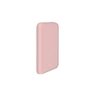 Puro Slim Power Mag, 4000 mAh, MagSafe, pink - Power bank for iPhone