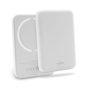 Puro Slim Power Mag, 4000 mAh, MagSafe, white - Power bank for iPhone FCBB40P1MAGWHI