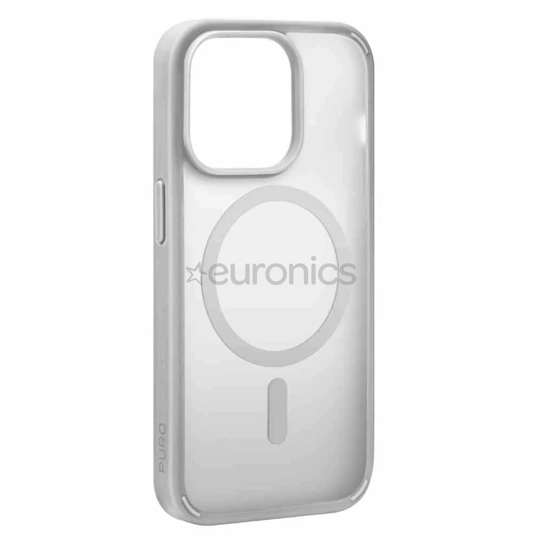 Puro GRADIENT, iPhone 15 Pro, silver - Case