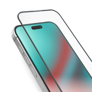 SBS Full Cover Glass Screen Protector, iPhone 15 Pro - Ekrāna aizsargs viedtālrunim