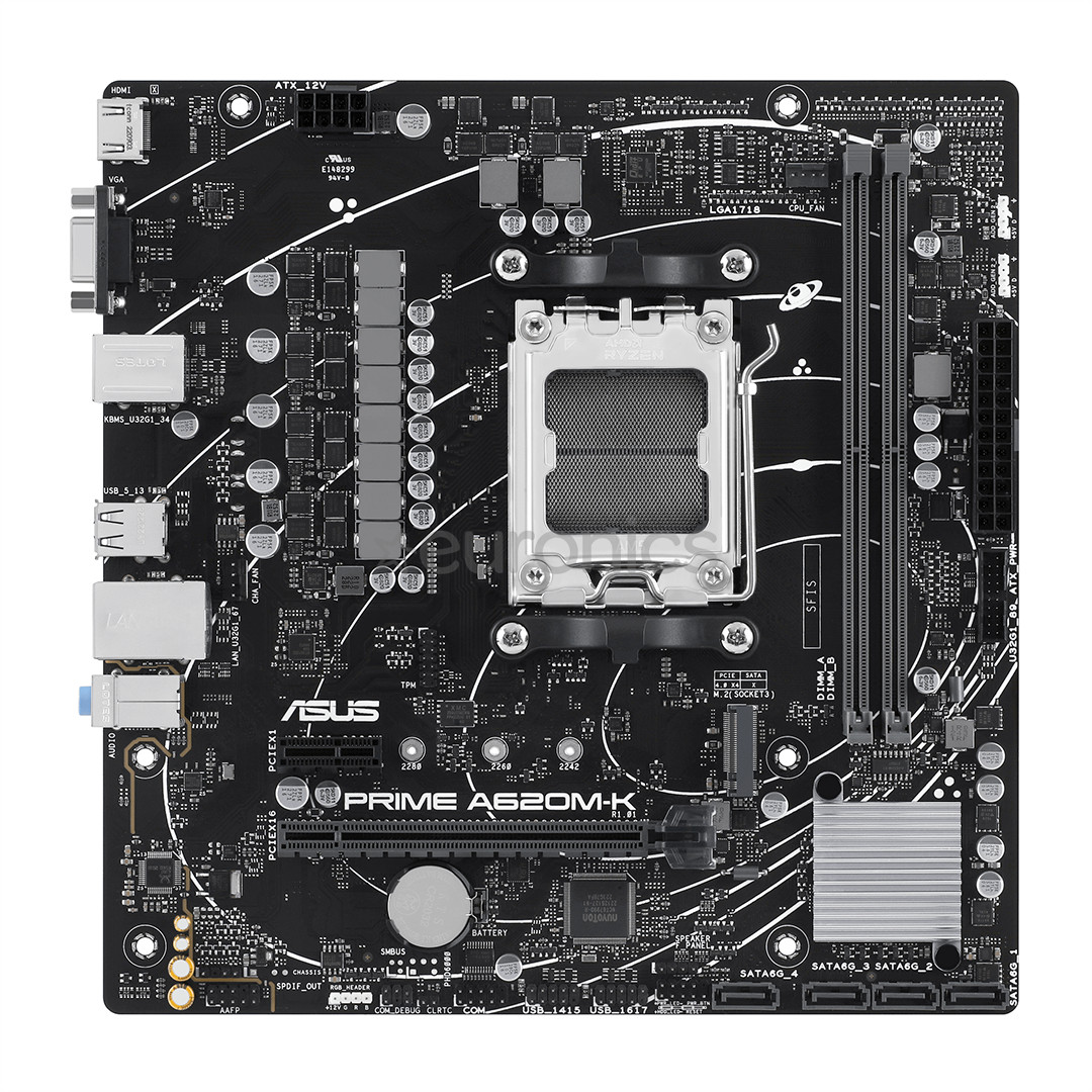 ASUS, AMD A620, DDR5, mATX - Mātesplate