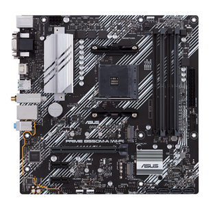 ASUS, AMD B550, AM4, DDR4, mATX, WiFi+BT - Mainboard PRIMEB550M-AWIFI