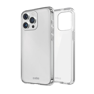 SBS Skinny cover, iPhone 15 Pro Max, прозрачный - Чехол для смартфона