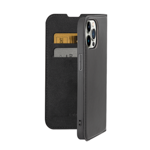 SBS Book Wallet Lite Case, iPhone 15 Pro, melna – Apvalks viedtālrunim