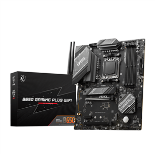 MSI, AMD B650, AM5, DDR5, ATX - Mātesplate B650GAMINGPLUSWIFI