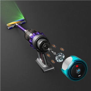 Dyson Gen5detect Absolute, violeta - Bezvadu putekļu sūcējs