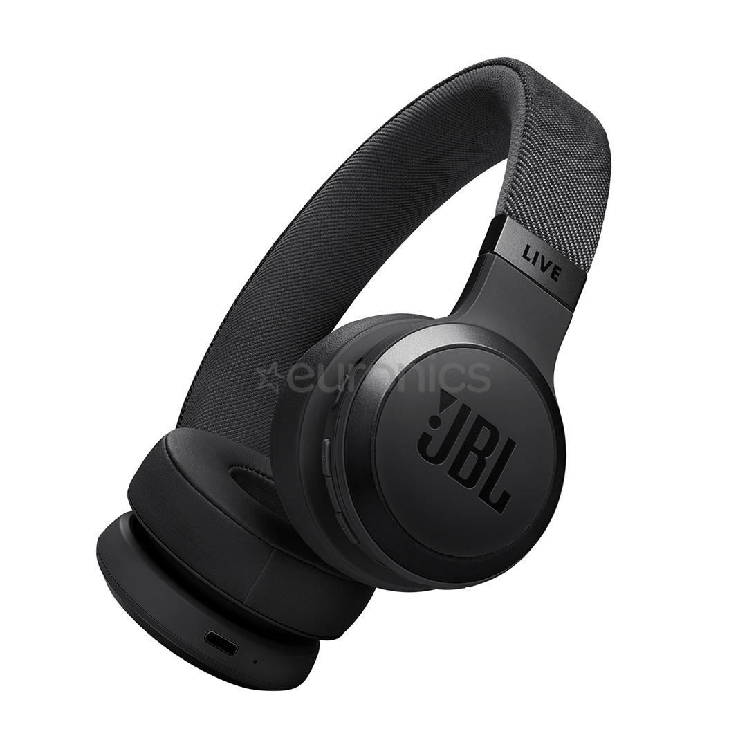 JBL Live 670NC, adaptive noise-cancelling, black - Wireless on-ear headphones