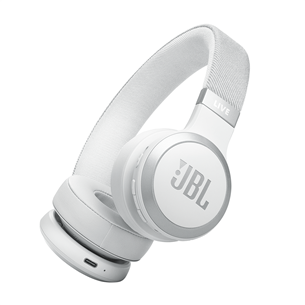 JBL Live 670NC, адаптивное шумоподавление, белый - Накладные беспроводные наушники