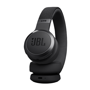 JBL Live 670NC, adaptīvā trokšņu slāpēšana, melna - Bezvadu austiņas