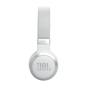 JBL Live 670NC, adaptīvā trokšņu slāpēšana, balta - Bezvadu austiņas