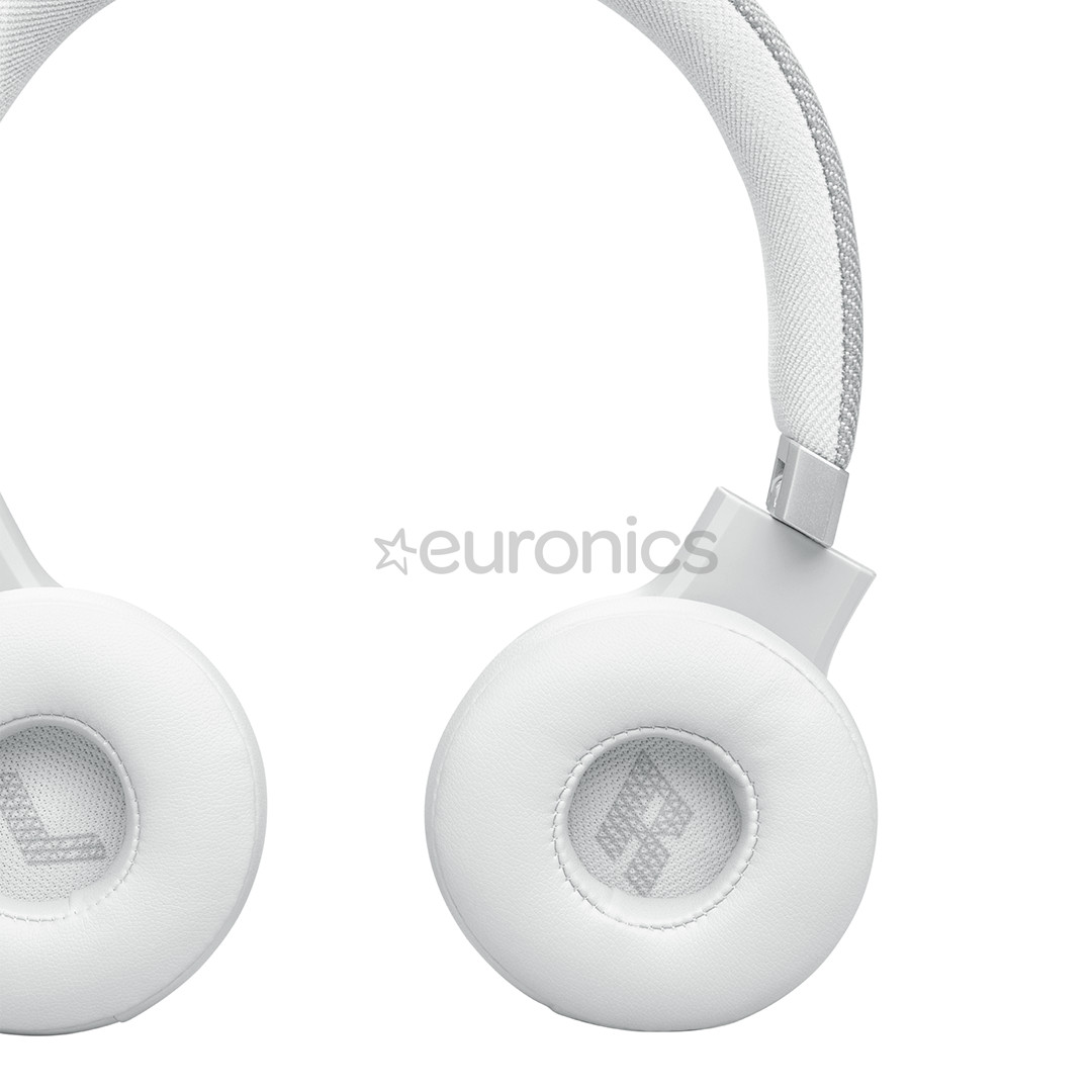 JBL Live 670NC, адаптивное шумоподавление, белый - Накладные беспроводные наушники