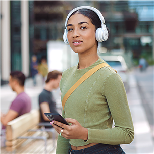 JBL Live 670NC, adaptīvā trokšņu slāpēšana, balta - Bezvadu austiņas