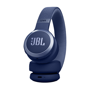 JBL Live 670NC, adaptive noise-cancelling, blue - Wireless on-ear headphones