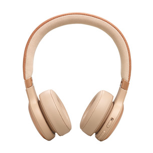 JBL Live 670NC, adaptīvā trokšņu slāpēšana, bēša - Bezvadu austiņas