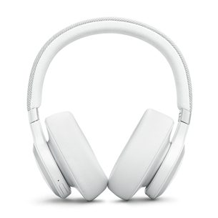 JBL Live 770NC, adaptīvā trokšņu slāpēšana, balta - Bezvadu austiņas JBLLIVE770NCWHT