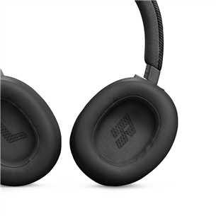 JBL Live 770NC, adaptīvā trokšņu slāpēšana, melna - Bezvadu austiņas