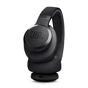 JBL Live 770NC, adaptive noise-cancelling, black - Wireless over-ear headphones