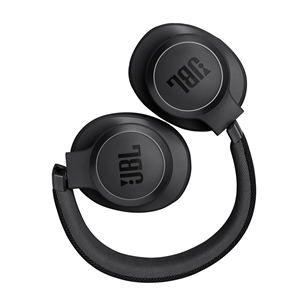 JBL Live 770NC, adaptive noise-cancelling, black - Wireless over-ear headphones