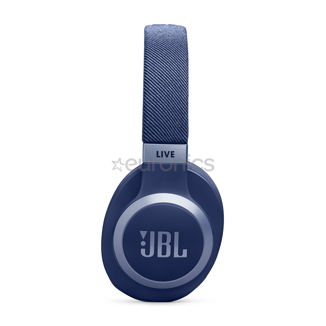 JBL Live 770NC, adaptīvā trokšņu slāpēšana, zila - Bezvadu austiņas