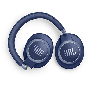 JBL Live 770NC, адаптивное шумоподавление, синий - Полноразмерные беспроводные наушники