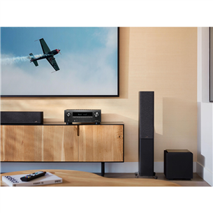 Denon AVR-X2800H, 7.2-kanāli, 8K, HEOS, DAB, melna - Resīveris