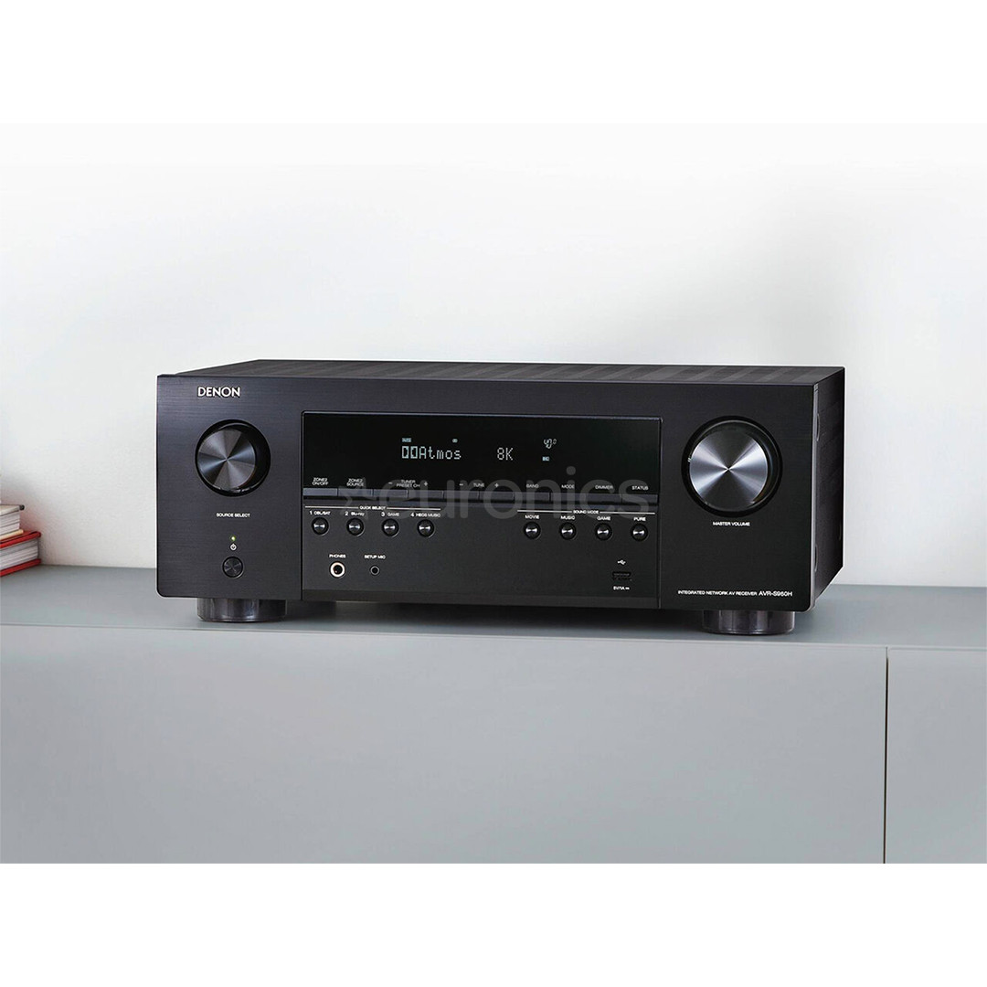 Denon AVR-S960H, 7.2-channels, 8K, HEOS, black - Receiver